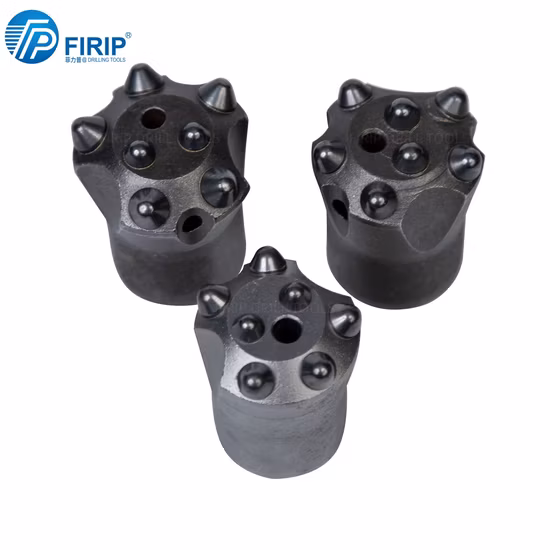 China Manufacturer Factory Price Small Hole Hex22 Hex25 Hexagon Shank 32/34/36/38/40/41/42/43/45mm Taper Tapered Conical Button Drill Bit for Sale